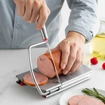 Kitchen Magic Tool With Precise Scales Stainless Steel Cheese Slicer Ham Cutter. Fixed Price $18.98.