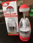 Miracle Chop-manual Food Chopper/hand Press-vegetable/onion/salsa Cutter. Fixed Price $16.00.