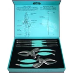 Toadfish Crab/lobster Tool Set - 2 Shell Cutters & 4 Seafood Forks. Fixed Price $78.31.