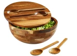 Joymay Salad Set With Lid 11.8 Inch Large Wooden. Fixed Price $65.00.