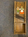 Antique Vintage Vegetable Cabbage Slaw Slicer Primitive Kitchen Folk Art Farm. Fixed Price $125.00.