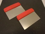 Dexter Usa (2) Red 6-INCH Dough Cutter Bench Scrapers S196 Stainless FACTORY2ND. Fixed Price $19.99.