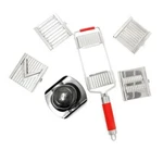 Berghoff Multi Slicer Pro Mandolin Red W/ Interchangeable Blades & Safety Guard. Fixed Price $69.99.