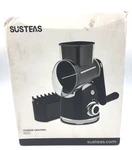 Susteas Rotary Cheese Grater Hand Crank With 3-IN-1 Blades Fast, L, Black A911. Fixed Price $21.07.