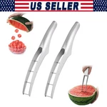 3/1 Watermelon Slicer CUTTER,2-IN-1 Fork Stainless Steel Fruit Cutting Artifact. Fixed Price $5.89.
