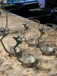Vagabond House Pewter Stag Handle Glass Deer / Lodge Barware. Fixed Price $96.00.