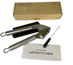 Lovkitchen Garlic Press Food Grade Stainless Steel New Ginger. Fixed Price $16.47.