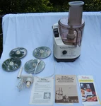 Vintage Moulinex La Machine Food Processor LM5 With Attachments & Manual Euc. Fixed Price $49.99.