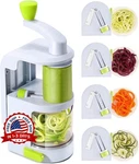 Cortador De Verduras Espiral (cuchillas Giratorias 4 1) Con Ventosa Fuerte. Fixed Price $49.99.