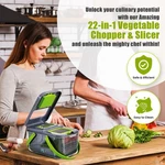 22-IN-1 Multifunctional Vegetable Chopper Slicer Fruit Cutter Durable Tool. Fixed Price $22.99.