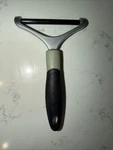 Calphalon Gadgets Wire Cheese Slicer Soft Silicone Grip Black Gray 7". Fixed Price $11.99.