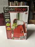 Emson Nutrislicer Vegetable Salad Chopper With Suction Base - Red. Fixed Price $15.00.