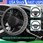 Universal Car Steering Wheel Cover Soft Plush Fluffy Faux Fur Tool Anti-slip Usa. Fixed Price $10.54.