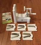 Brieftons 5-BLADE Vegetable Spiralizer Strongest & Heaviest W/ Suction Cup. Fixed Price $12.99.