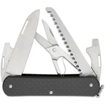 Fox Knives Vulpis Stainless Steel Folding Knife Multi-tool Carbon Fiber Handle. Fixed Price $90.45.