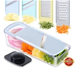 Professional Mandoline Slicer Multi Blade Vegetable Cutter Safe Kitchen Prep. Fixed Price $38.99.