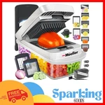10-IN-1 Mueller Vegetable Chopper: Professional Kitchen Essential & Space Saver. Fixed Price $61.99.