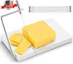 Cheese Slicer, Marble Cutter With 6 Wires, 8" X 5" Heavy Duty. Fixed Price $24.01.