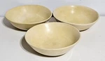 Aletha Soule Studio Pottery Bowls Melange Yellow Cereal Soup 2004 - Set Of 3. Fixed Price $53.99.