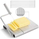 Stainless Steel Cheese Slicer With 10 Replacement Wires, Metal Cutter .... Fixed Price $30.98.