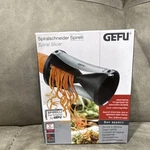 Gefu Spirelli Hand Held Spiralizer Black Silver Vegetable Slicer. Fixed Price $18.99.