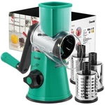 Geedel Rotary Cheese Grater With 3 Interchangeable Blades, Kitchen Mandoline .... Fixed Price $39.48.