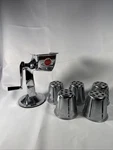 King Kutter Healthy Gourmet Kitchen Cutter Food Processor W/ 5 Cones Euc. Fixed Price $59.99.
