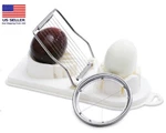 2-IN-1 Stainless Steel Egg Slicer Mushroom Tomato Chopper Kitchen Cutter Tool. Fixed Price $7.99.