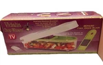 Vidalia Wizard, Vegetable And Fruit Chopper With 2 Cup Base Stainless Steel. Fixed Price $24.97.