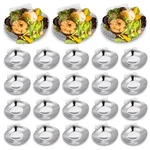 24 Pcs Grillable Shells Stainless Steel Reusable Large Scallop Baking Dish. Fixed Price $34.15.