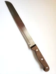 Washington Forge Slicer Knife Wood Handle 12.75" Long 8" Stsinless Blade Japan. Fixed Price $11.95.