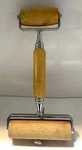 Double Rolling Pin Chef Dough And Pizza Wooden Roller Ended Nice Wood.... Fixed Price $14.99.