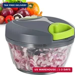 Ourokhome Manual Food Processor Vegetable Chopper, Portable Hand Pull String Gar. Fixed Price $14.31.