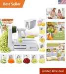 10-BLADE Vegetable Spiralizer: Zucchini Slicer & Veggie Noodle Maker, .... Fixed Price $68.79.