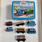 The & Friends Vtn Gullane (thomas) Lunch Box W/ 7 Trains!. Fixed Price $28.00.