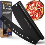 Kitchenstar 12INCH Pizza Cutter Rocker Blade Sharp Stainless Steel Slicer Kn.... Fixed Price $23.99.