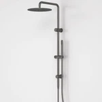 Burnished Brushed Gunmetal Shower Head 200 Mm Hand Held Wall Mixer Set. Fixed Price $321.11.