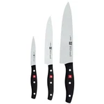 Zwilling Twin Signature 3 Piece Black Stainless Steel Kitchen Knife Set. Fixed Price $179.49.