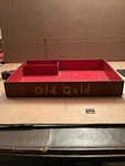1950'S Gold Girl Cigarettes Wooden Serving Tray -rare. Fixed Price $93.75.