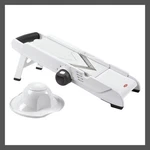Oxo Plastic Mandoline Slicer Compact White Vblade Abs 4 Blades Dishwasher-safe. Fixed Price $36.99.