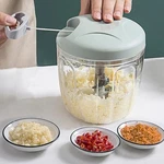 Manual Food Chopper 500/900ML Meat Mincer Garlic Onion Vegetable Cutter Crusher. Fixed Price $23.99.