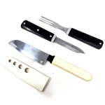 Family Craft, Biselcorte Argentina, Knife Fork Set, Stainless Steel Blades 2 Pcs. Fixed Price $47.00.