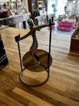 Kitchen Art Pizza Cutter & Stand Inspired Generations Stainless Steel High Wire. Fixed Price $62.00.