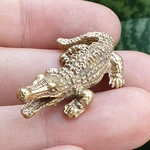 Brass Magic Thai Amulet Crocodile Lucky Wealth Talisman Holy Protection. Fixed Price $5.97.
