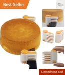 2PCS Diy Cake Slicer, Stratification Auxiliary, Bread Slice, Toast Cut, 5 Lay.... Fixed Price $15.99.