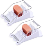 2 Pack Luncheon Meat Egg Slicers,strawberry Slicer,stainless Steel Wire,. Fixed Price $15.62.