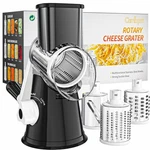 Cambom Rotary Cheese Grater Hand Crank Shredder For 3 Blades, Black. Fixed Price $32.83.