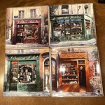 4PC Certified International Art Motion Kc Lai French Themed 10 New One Chip. Fixed Price $45.00.