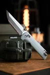 North Mountain Blade Chop Folding Knife 3.5" Copper-clad Steel G10 Handle. Fixed Price $140.00.