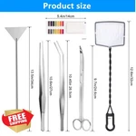 Luxiv Aquascaping Tools Kit, 6-IN-1 Stainless Steel Aquarium. Fixed Price $27.99.